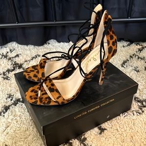 LULUS Cheetah Heels